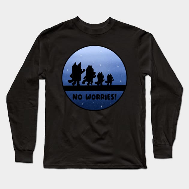 Heeler Matata Long Sleeve T-Shirt by alexhefe